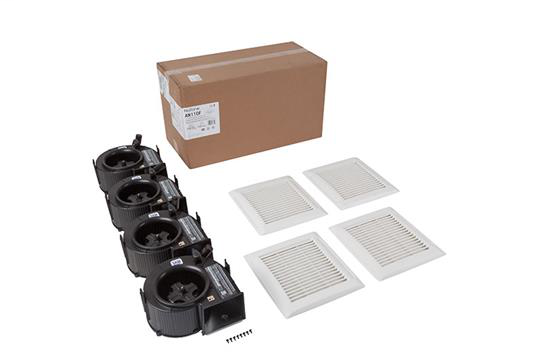 InVent Series 80 CFM 1.5 Sones Finish Pack with White Grille; ENERGY STAR® certified product