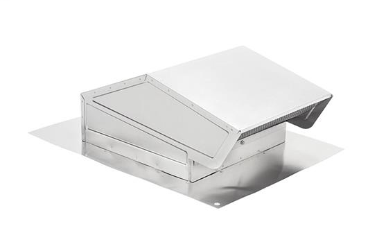 Roof Cap, Aluminum, 8" Round Duct