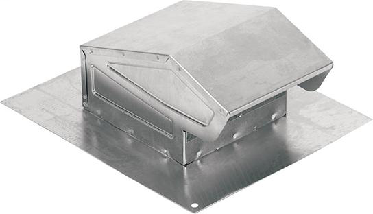 Roof Cap in Aluminum; Ventilation Fans