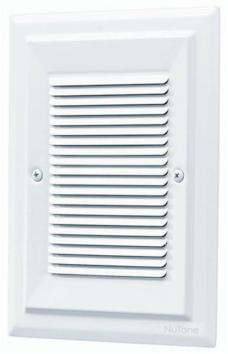 Product image for Broan LA174WH 2-Note 16V White Door Chime, 6-3/4" x 2-1/4" x 8-3/8"