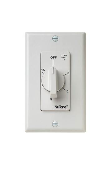 Product image for Broan VS63WH 20 Amp White 15 Minute Ventilation Fan/Heater Timer