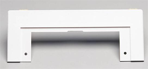 Trim Plate for VacPan™ for Central Vacs, 10-9/16 x 4h (adjustable), in White