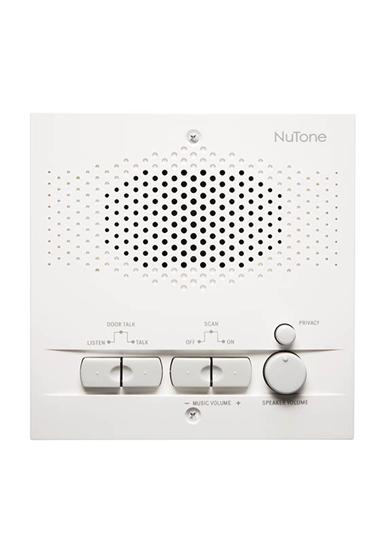 Indoor Remote Station for Intercoms, 5-1/2w x 5-1/2h x 1-5/8d, projects 1-1/8 from wall in White
