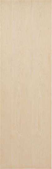 Unfinished Birch flat panel door for ironing center