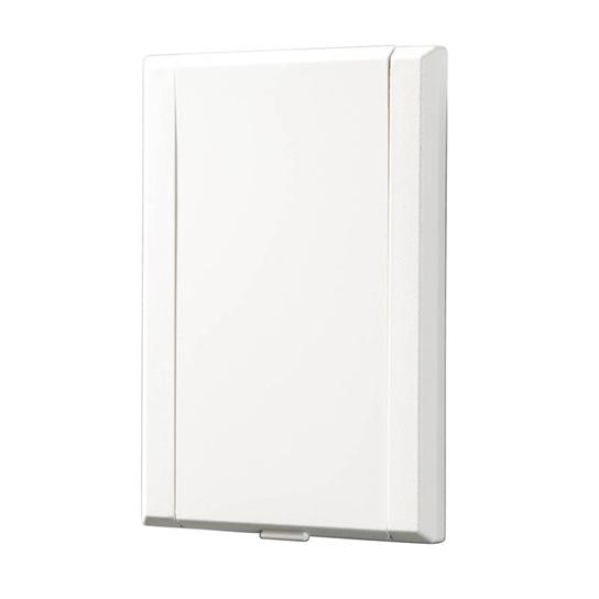 Inlet cover, 3-1/2w x 5-3/16h x 1/2d in White
