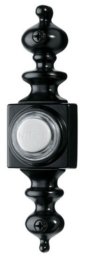 PB4LBL - Lighted Dimensional Pushbutton, 1-1/8w x 4-3/16h in Black