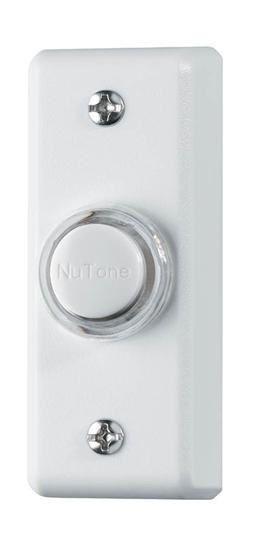 Product image for Broan PB69LWH 1 x 2-3/4 Inch Nutone Push Button