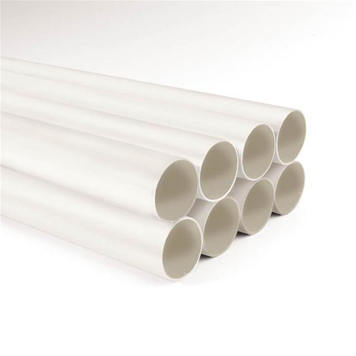 3808 - Semi-Rigid 8' PVC Tubing in White