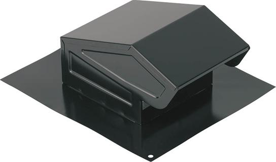 Roof Cap in Black; Ventilation Fans