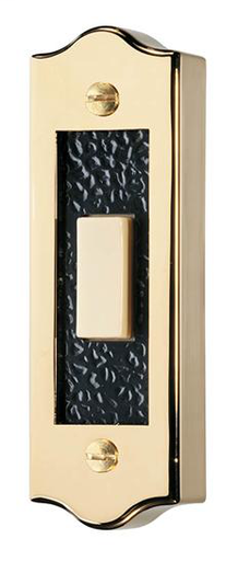 Broan PB19LGL 0.75 x 3.125 x 1 Inch Polished Brass with Antique Hammered Center Door Chime Lighted Push Button Product image for Broan PB19LGL 0.75 x 3.125 x 1 Inch Polished Brass with Antique Hammered Center Door Chime Lighted Push Button