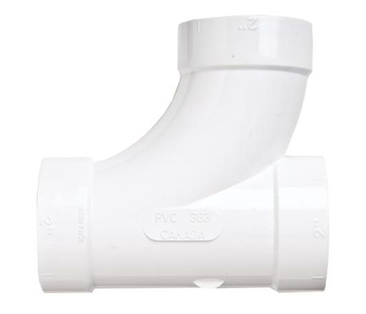 Product image for Broan CF383 90 Degrees PVC Central Vacuum System Tee