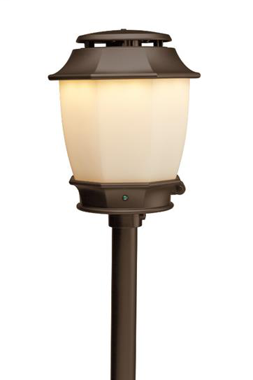 Light & Mosquito Repellent Fixture - Bronze Finish