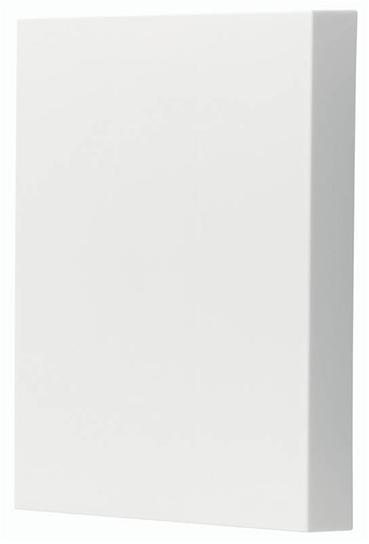 Product image for Broan LA39WH 2-Note 2.125 x 10.5 x 7.5 Inch White Decorative Wired Door Chime