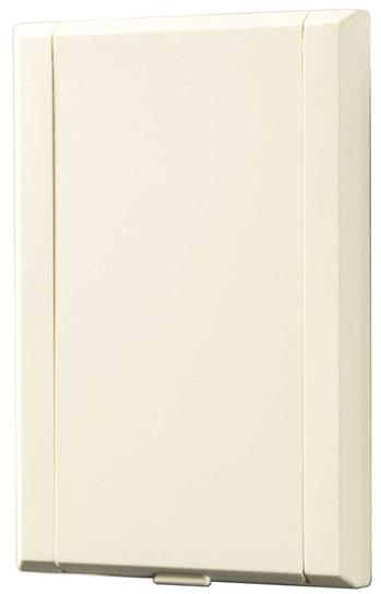 Inlet cover, 3-1/2w x 5-3/16h x 1/2d in Almond