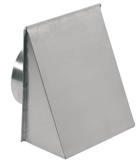 Wall Cap in Aluminum; Ventilation Fans