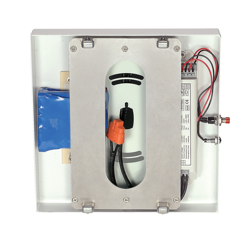 Product image for Nuvo S9345 Battery backup module for flush mount LED fixture; 7" square; White finish