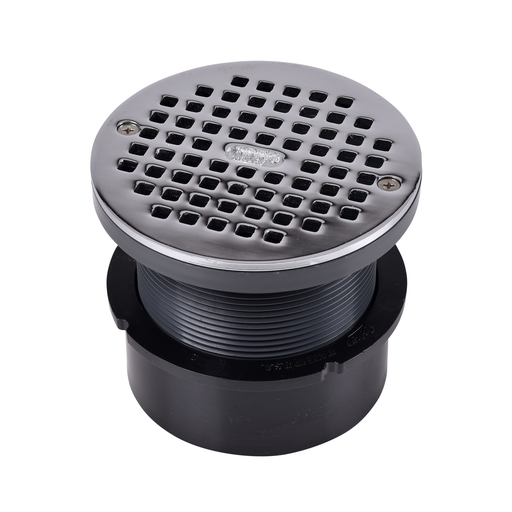 Oatey® 4" ABS Pipe Base General Purpose Drain w/ 5" CHR Grate