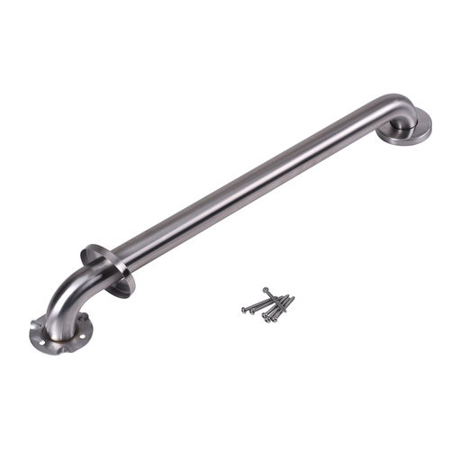Dearborn® 1-1/2" x 24" Stainless Steel Grab Bar w/ Concealed Flange, Satin Finish