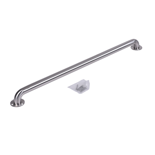 Dearborn® 1-1/2" x 36" Stainless Steel Grab Bar w/ Exposed Flange, Satin Finish
