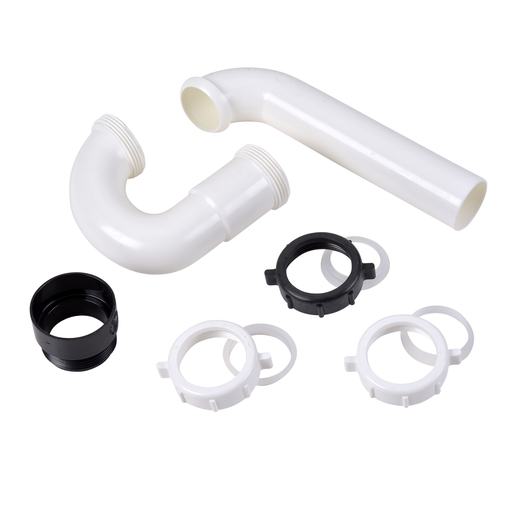 Dearborn® 1-1/2" P-Trap (White) w/ Threaded ABS Adapter