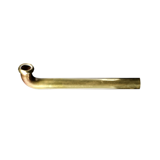 Dearborn® 15" Waste Arm w/ Slip Joint For 16" End Outlet - 20 Ga. w/ Brass Nuts, Unfinished