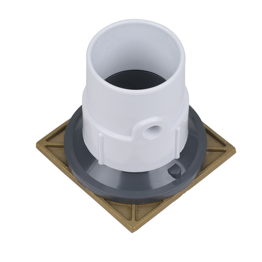 Oatey® 3" or 4" PVC General Purpose Cleanout w/ 6" BR Cover & Square Ring