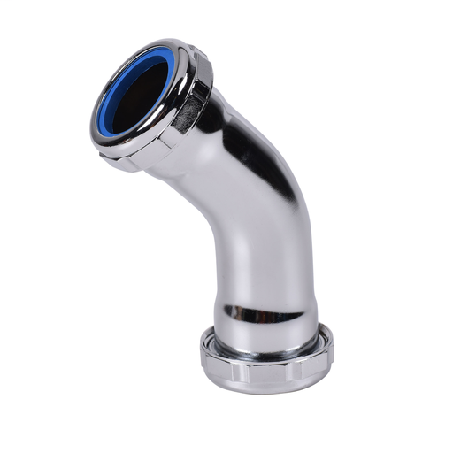 Dearborn® 1-1/4" 45 Degree Slip Joint Elbow, Chrome - 20 Ga.