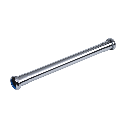Dearborn® 1-1/4" x 16" Double Slip Joint Extension Tube - 20 Ga. w/ Brass Nuts