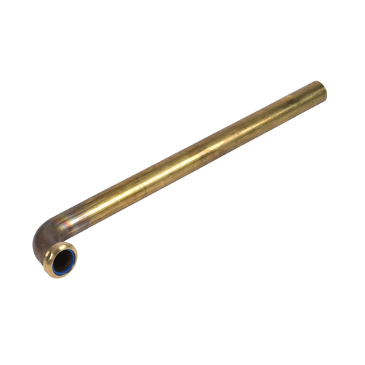 Dearborn® 23" Waste Arm w/ Slip Joint For 24" End Outlet - 20 Ga. w/ Brass Nuts, Unfinished