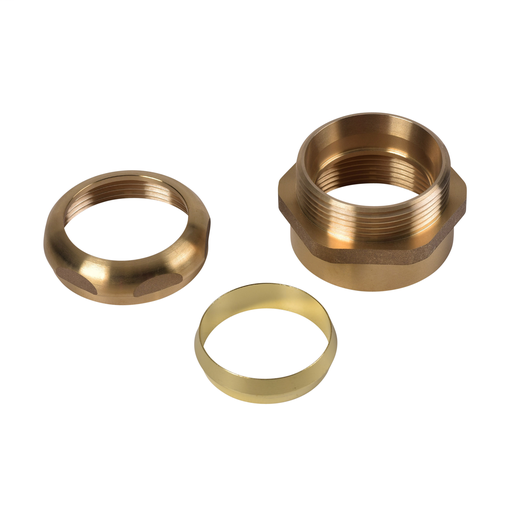 Dearborn® 1-1/2" x 1-1/2" Female, Ground Joint Waste Connector with Internal Stop