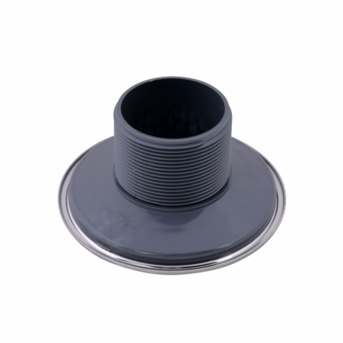 PVC Round Barrel Only Polished Stainless Steel Snap In Strainer w/Ring
