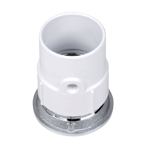 Oatey® 3" or 4" PVC General Purpose Pipe Fit Drain w/ 5" Cast CHR Grate & Round Top