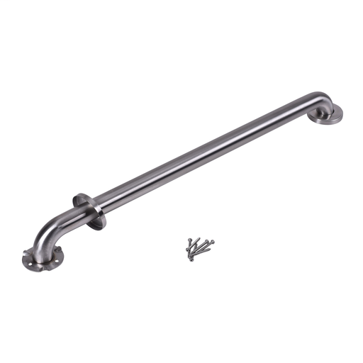 Dearborn® 1-1/2" x 30" Stainless Steel Grab Bar w/ Concealed Flange, Satin Finish