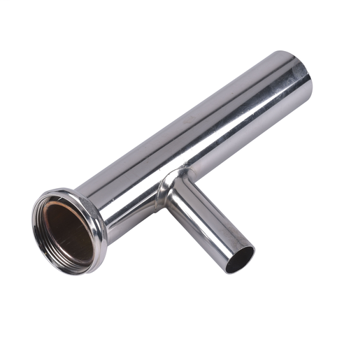 Dearborn® 1-1/2" x 8" Branch Tailpiece, Hose & Clamp w/ Brass Nuts - 20 Ga.