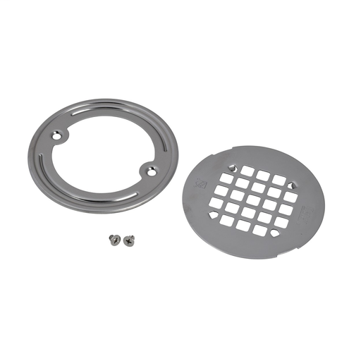 Round Polished Stainless Steel Snap In Strainer w/Ring