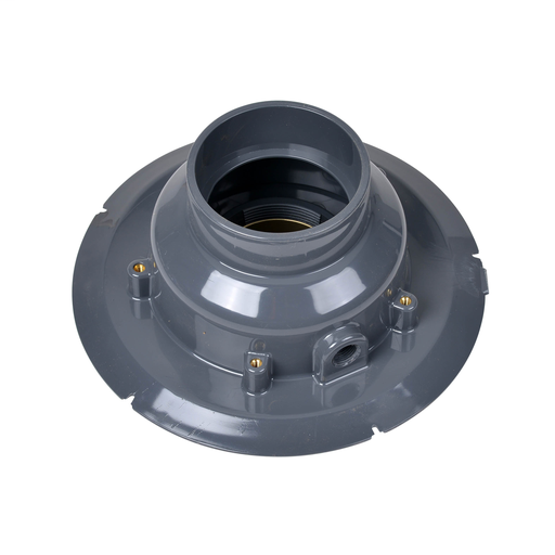 Oatey® 4" PVC Adj. Commercial Drain w/ 8" Cast NI Grate & Round Top