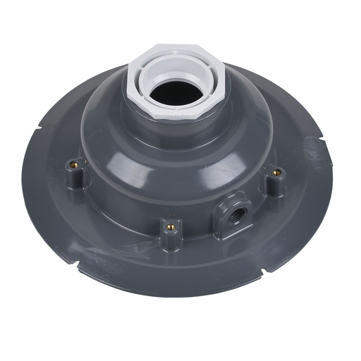 Oatey® 2" PVC Adj. Commercial Cleanout w/ 6" CHR Cover & Square Ring
