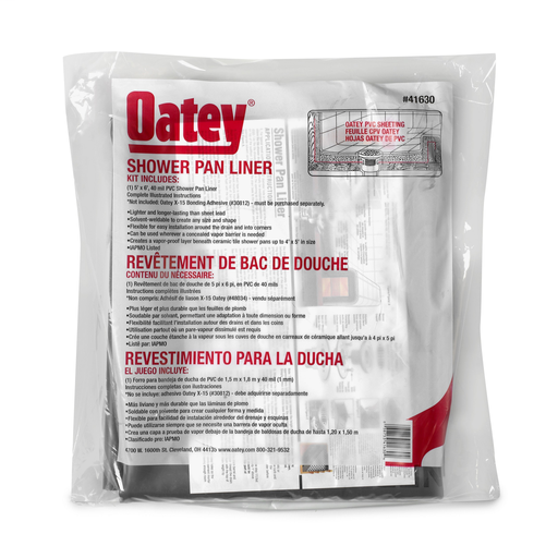 Oatey® 5' x 6 ft. 40 mil Gray – Liner Kit w/o corner dams