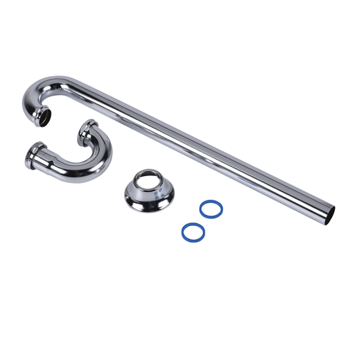Dearborn® 1-1/4" S-Trap - 17 Ga. w/ Deep Flange & Brass Nuts