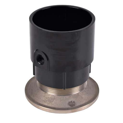 Oatey® 4" ABS General Purpose Pipe Fit Drain w/ 6 " Cast NI Grate & Round Top