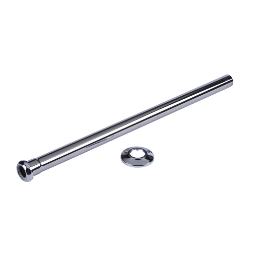 Dearborn® 1-1/4" x 24" Extension Tube w/ Slip Joint - 17 Ga. w/ Brass Nut