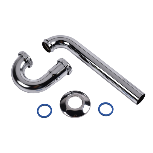 Dearborn® 1-1/4" P-Trap - 17 Ga. w/ 10" Wall Tube