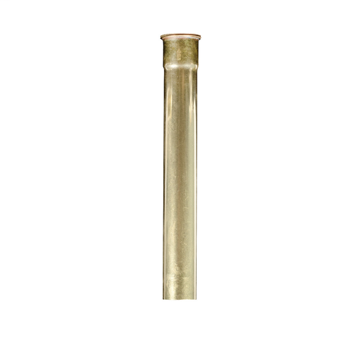 Dearborn® 1-1/2" x 12" Extension Tube w/ Slip Joint - 20 Ga. w/ Brass Nut, Unfinished