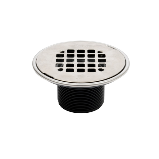 ABS Round Barrel Only Brushed Nickel Snap Strainer w/Ring
