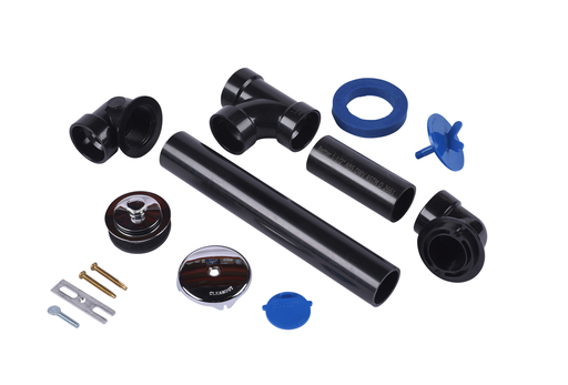 Dearborn® Full Kit, Schedule 40 - ABS Uni-Lift Stopper w/ Chrome Finish Trim