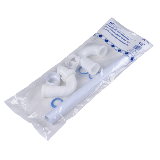 Dearborn® 1-1/2" S-Trap w/ PVC Threaded Adapter, Bagged