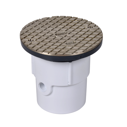 Oatey® 3" or 4" PVC General Purpose Cleanout w/ 6" NI Cover