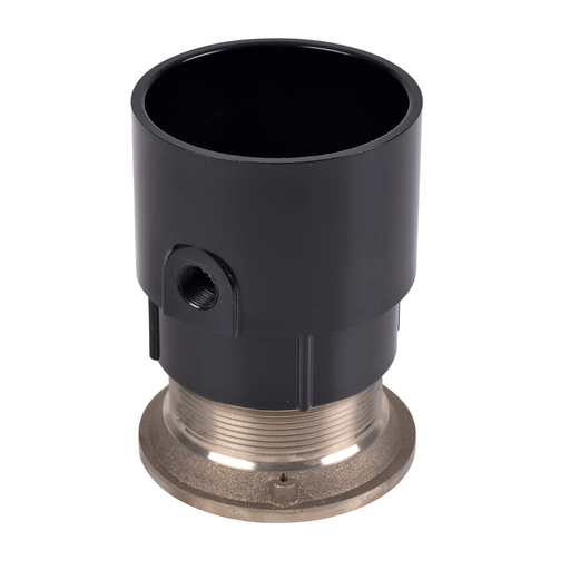 Oatey® 4" ABS General Purpose Pipe Fit Drain w/ 5" Cast NI Grate & Round Top