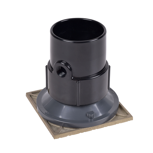 Oatey® 3" or 4" ABS General Purpose Drain w/ 6" NI Grate & Square Ring
