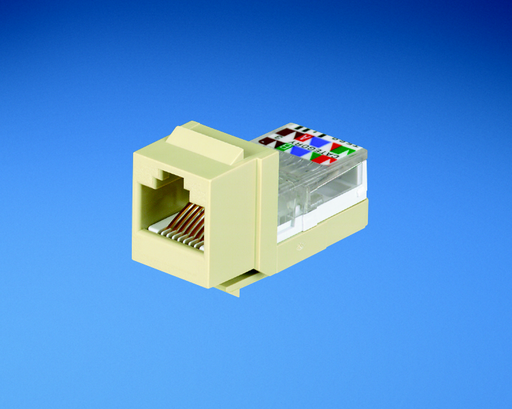 Product image for Panduit NK388MWHY NK 8-Position/8-Wire, Cat 3 Leadframe Jack Module, White